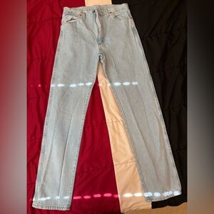 Wrangler bootcut blue jeans